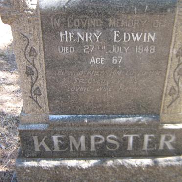 KEMPSTER Henry Edwin -1948