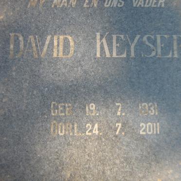 KEYSER David 1931-2011
