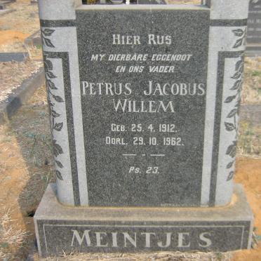 MEINTJES Petrus Jacobus Willem 1912-1962