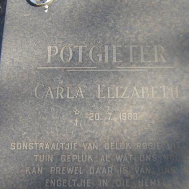POTGIETER Carla Elizabeth 1983-1983