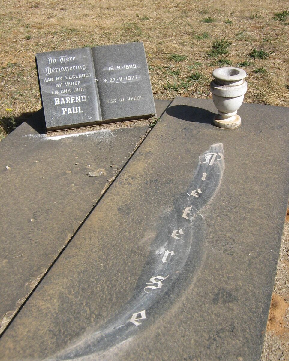 PIETERSE Barend Paul 1909-1977