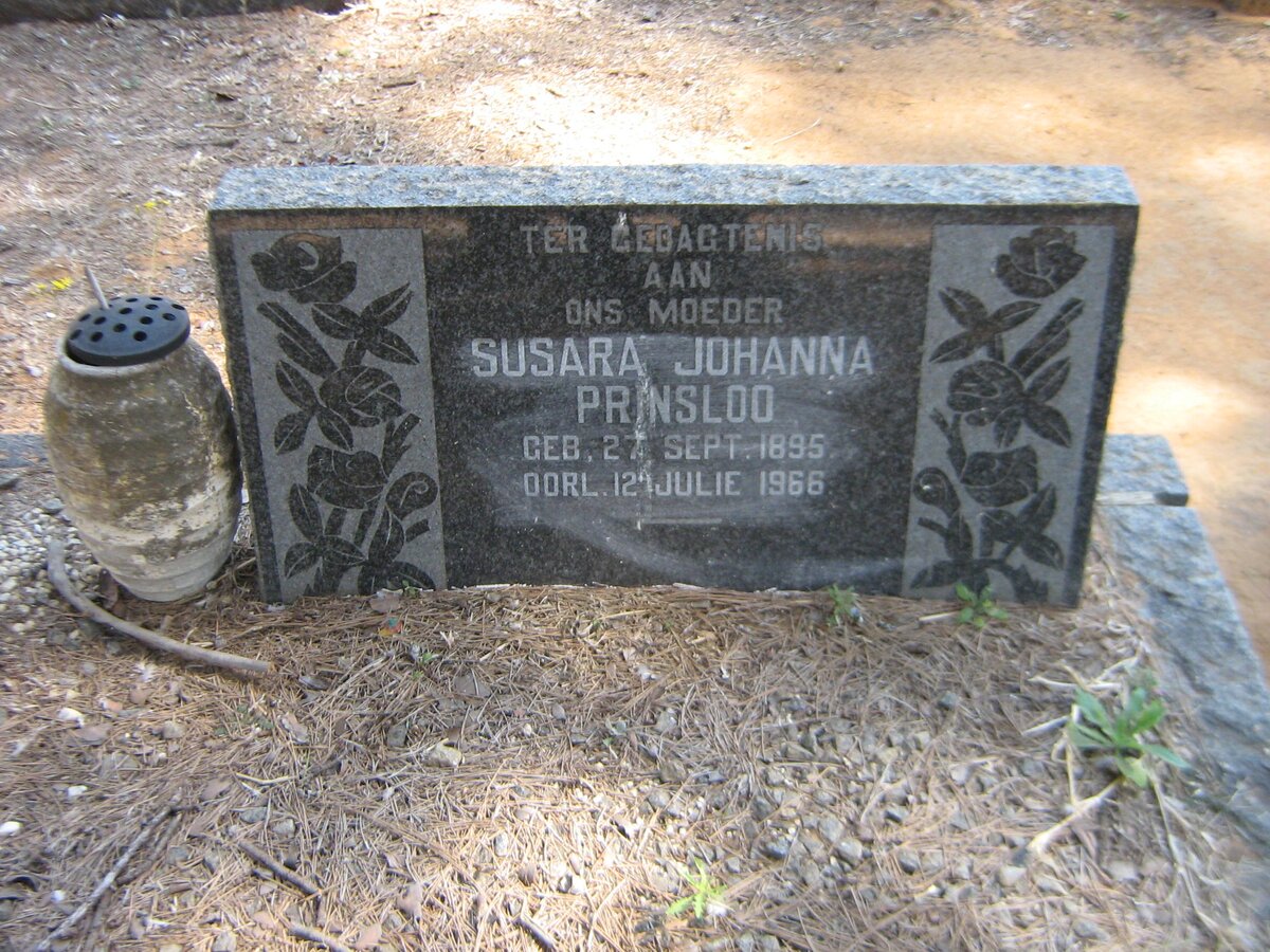 PRINSLOO Susara Johanna 1895-1966