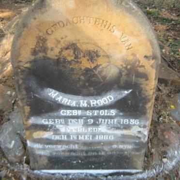 ROOD Maria M. nee STOLS 18?6-1886