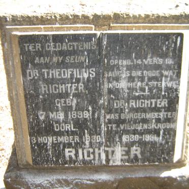 RICHTER Theofilus 1898-1930