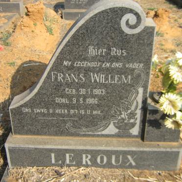 ROUX Frans Willem, le 1903-1966