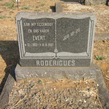 RODERIGUES Evert 1903-1967