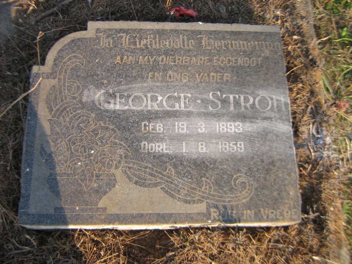STROH George 1893-1959
