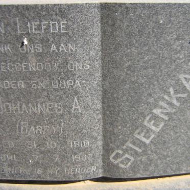 STEENKAMP Johannes A. 1910-1987