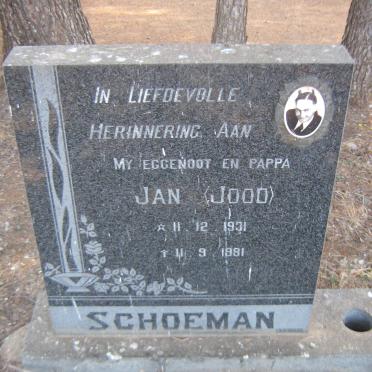 SCHOEMAN Jan 1931-1981