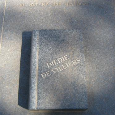 VILLIERS Diedie, de