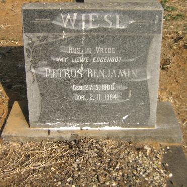WIESE Petrus Benjamin 1886-1964
