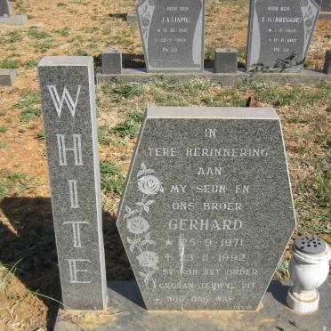 WHITE Gerhard 1971-1992