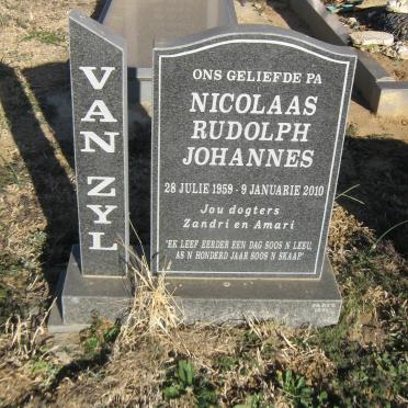 ZYL Nicolaas Rudolph Johannes, van 1959-2010