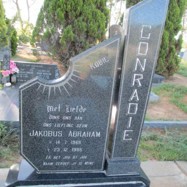 CONRADIE Jakobus Abraham 1966-1986