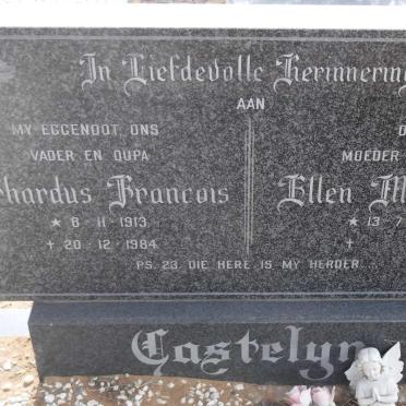 CASTELYN Gerhardus Francois 1913-1984 &amp; Ellen Magdalena 1909-