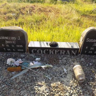 COCKERAN Corneluis J. 1935-2006 &amp; Susanna C.S.M. 1936-1992