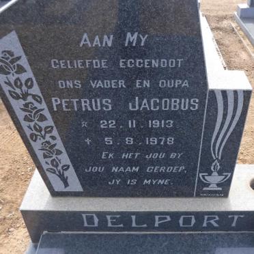 DELPORT Petrus Jacobus 1913-1978 &amp; Hendrika Petronella VAN ZYL 1916-2000