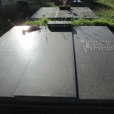 DELPORT Francois Johannes 1942-2009 &amp; Esmeralda Susanna BLIGNAUT 1945-