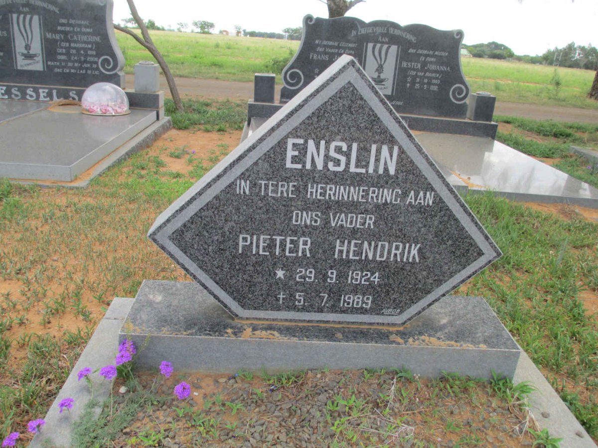 ENSLIN Pieter Hendrik 1924-1989