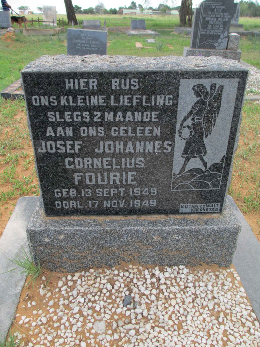 FOURIE Josef Johannes Cornelius 1949-1949
