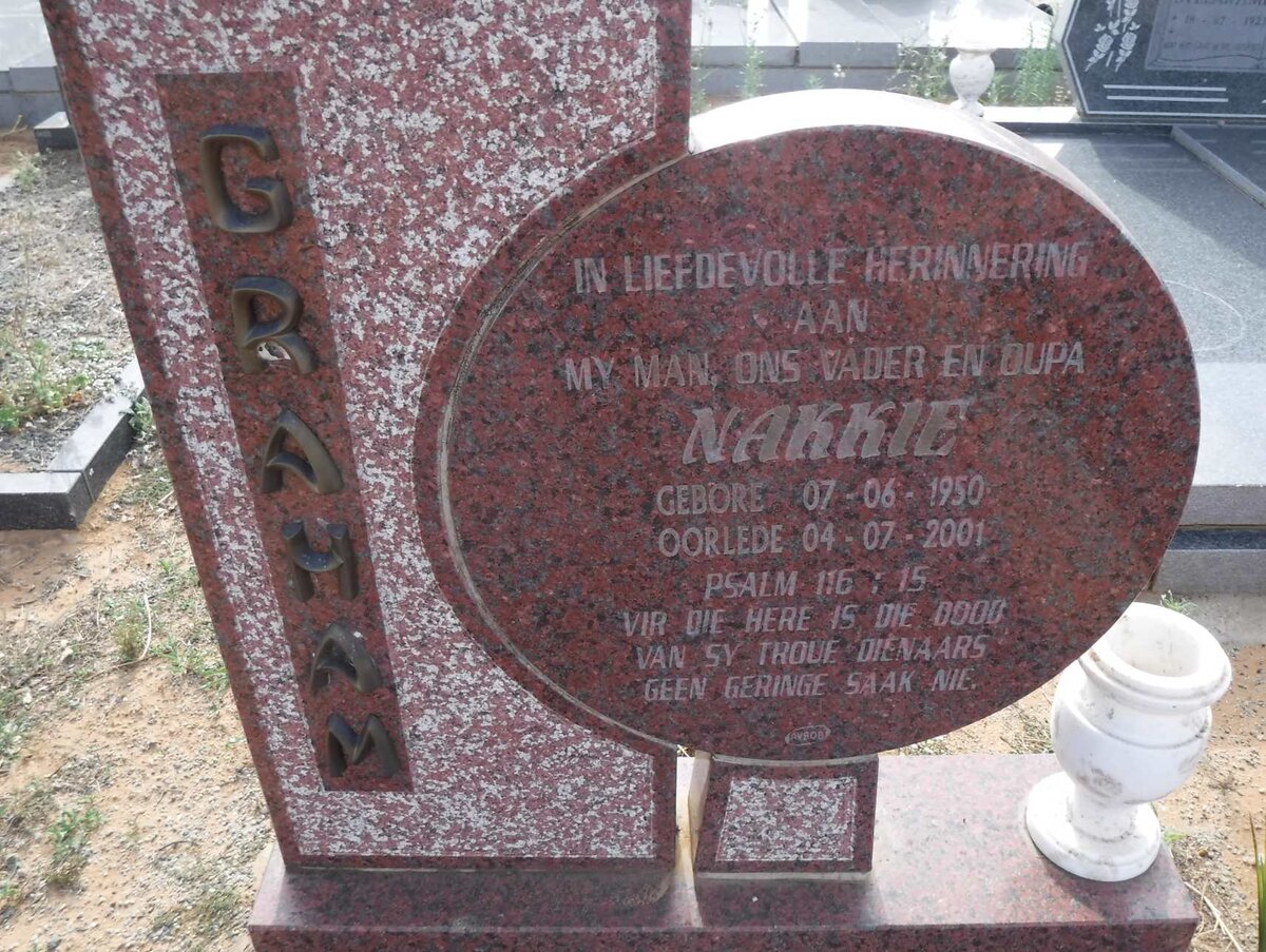 GRAHAM Nakkie 1950-2001