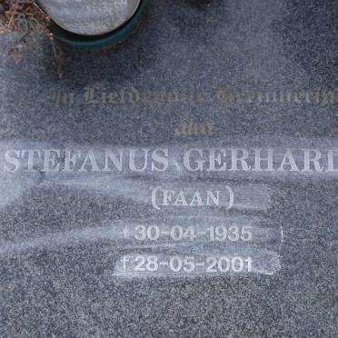 GREYLING Stefanus Gerhardus 1935-2001 &amp; Louis Henrietta CROUS 1938-