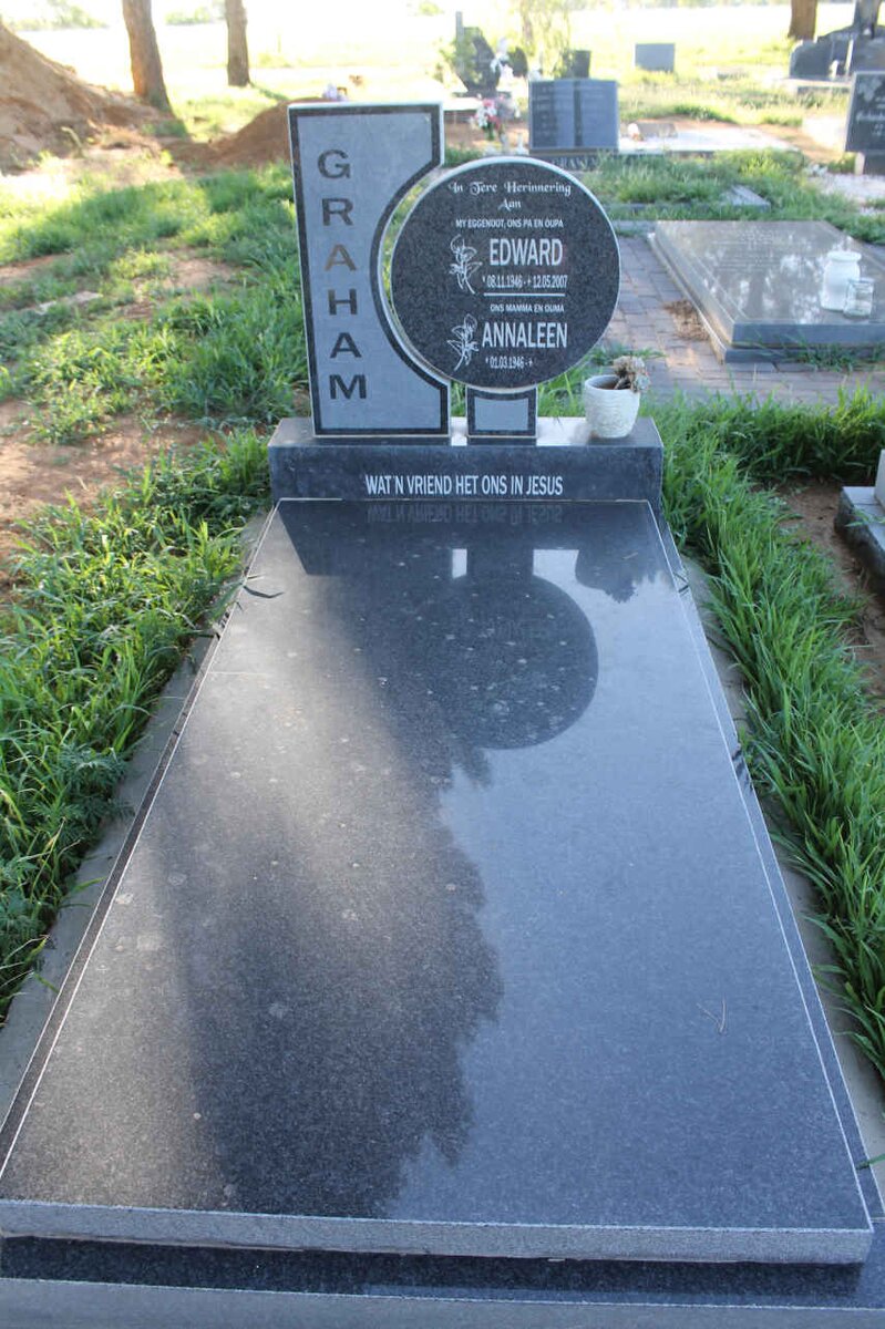 GRAHAM Edward 1946-2007 &amp; Annaleen 1946-