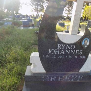GREEFF Ryno Johannes 1942-1999
