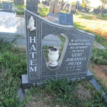 HATEM Gert Johannes Pieter 1953-1988