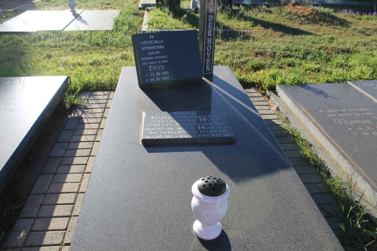 HOVEN Thys, van der 1925-2007