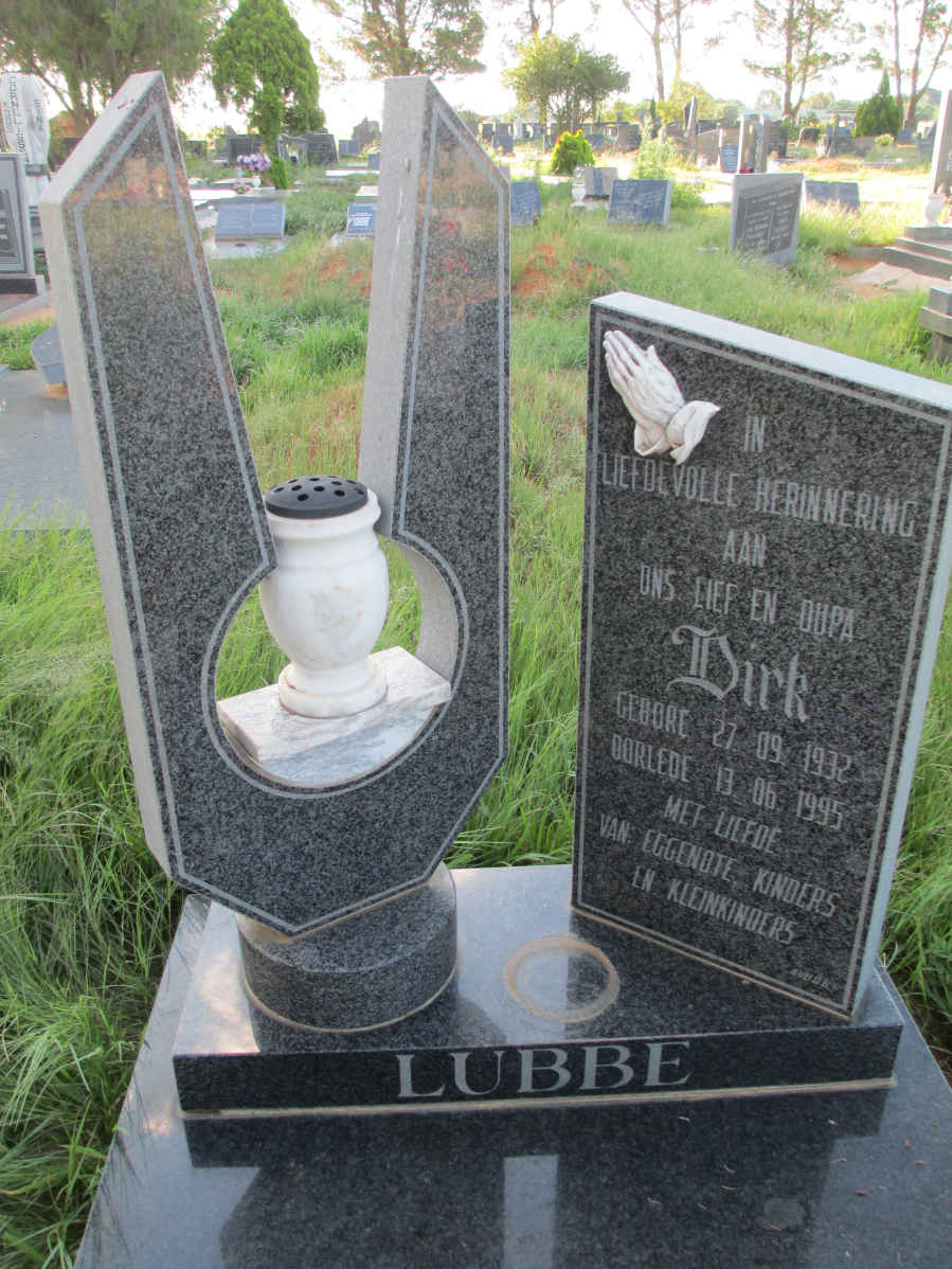 LUBBE Dirk 1932-1995