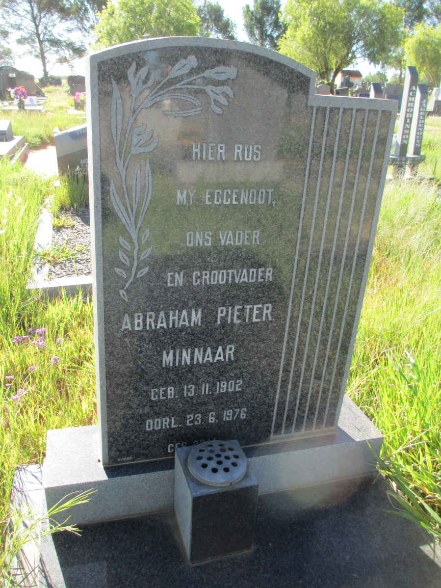 MINNAAR Abraham Pieter 1902-1976