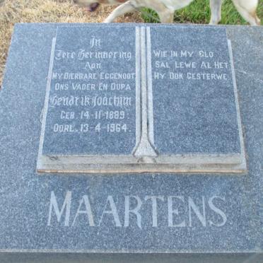 MAARTENS Hendrik Joachim 1889-1964