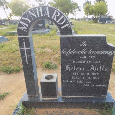 MYNHARDT Helena Aletta 1899-1977