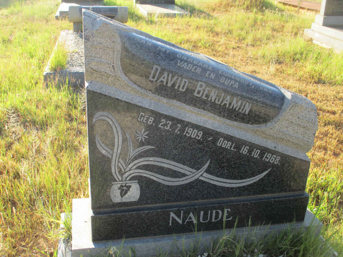 NAUDE David Benjamin 1909-1968