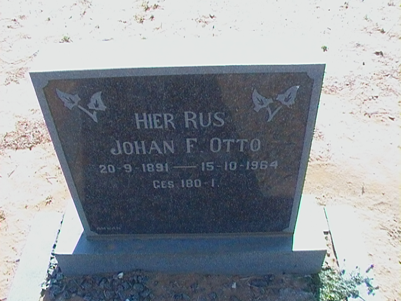 OTTO Johan F. 1891-1964