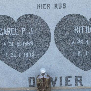 OLIVIER Carel P.J. 1953-1973 &amp; Ritha M. 1957-1973