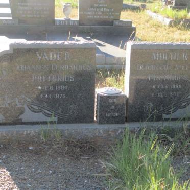 PRETORIUS Johannes Gerhardus 1894-1976 &amp; Huibrecht Neeltje 1899-1976