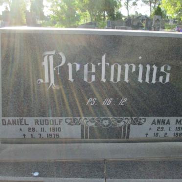 PRETORIUS Daniël Rudolf 1910-1975 &amp; Anna Maria 1913-1980