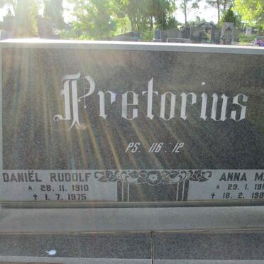 PRETORIUS Daniël Rudolf 1910-1975 &amp; Anna Maria 1913-1980