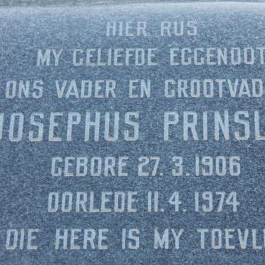 PRINSLOO Josephus 1906-1974