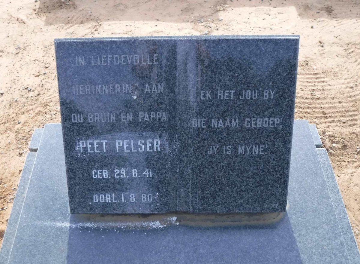 PELSER Peet 1941-1980