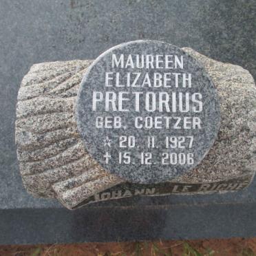 PRETORIUS Maureen Elizabeth nee COETZER 1927-2006