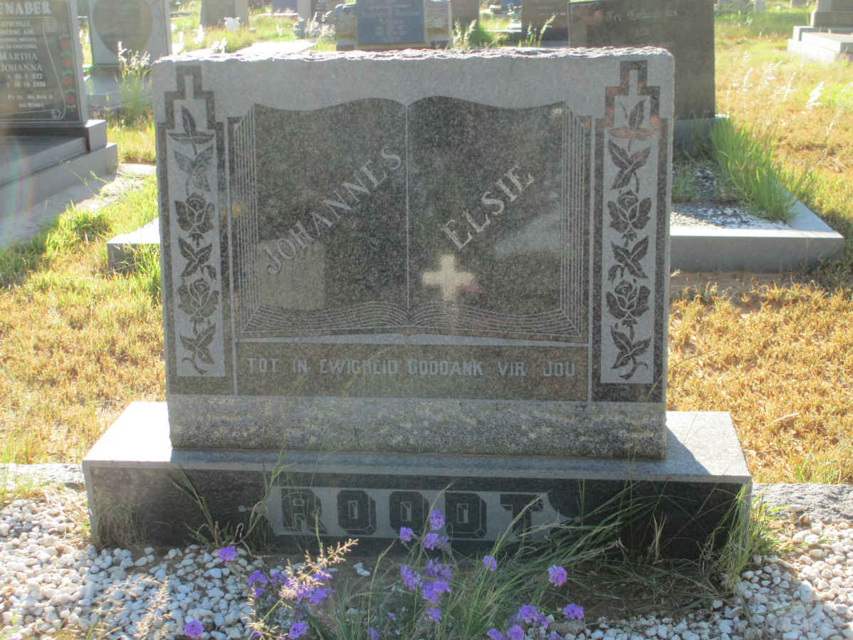 ROODT Johannes &amp; Elsie