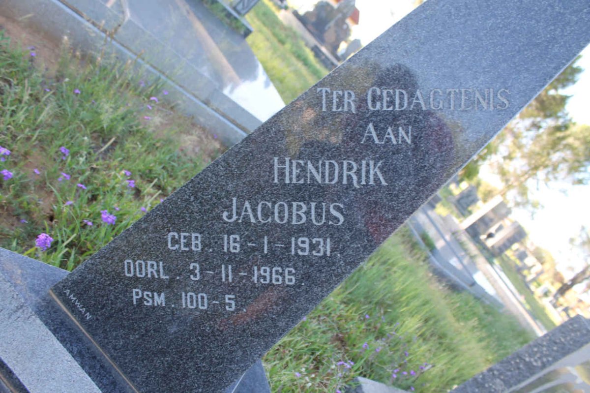 RENSBURG Hendrik Jacobus, Janse van 1931-1966