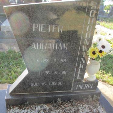SCHOONWINKEL Pieter Abraham 1969-1998