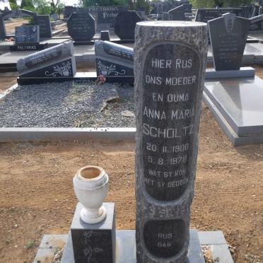 SCHOLTZ Anna Maria 1900-1978