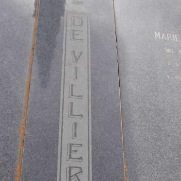 VILLIERS Hannes, de 1913-1990 &amp; Marietjie KOTZE 1917-1987