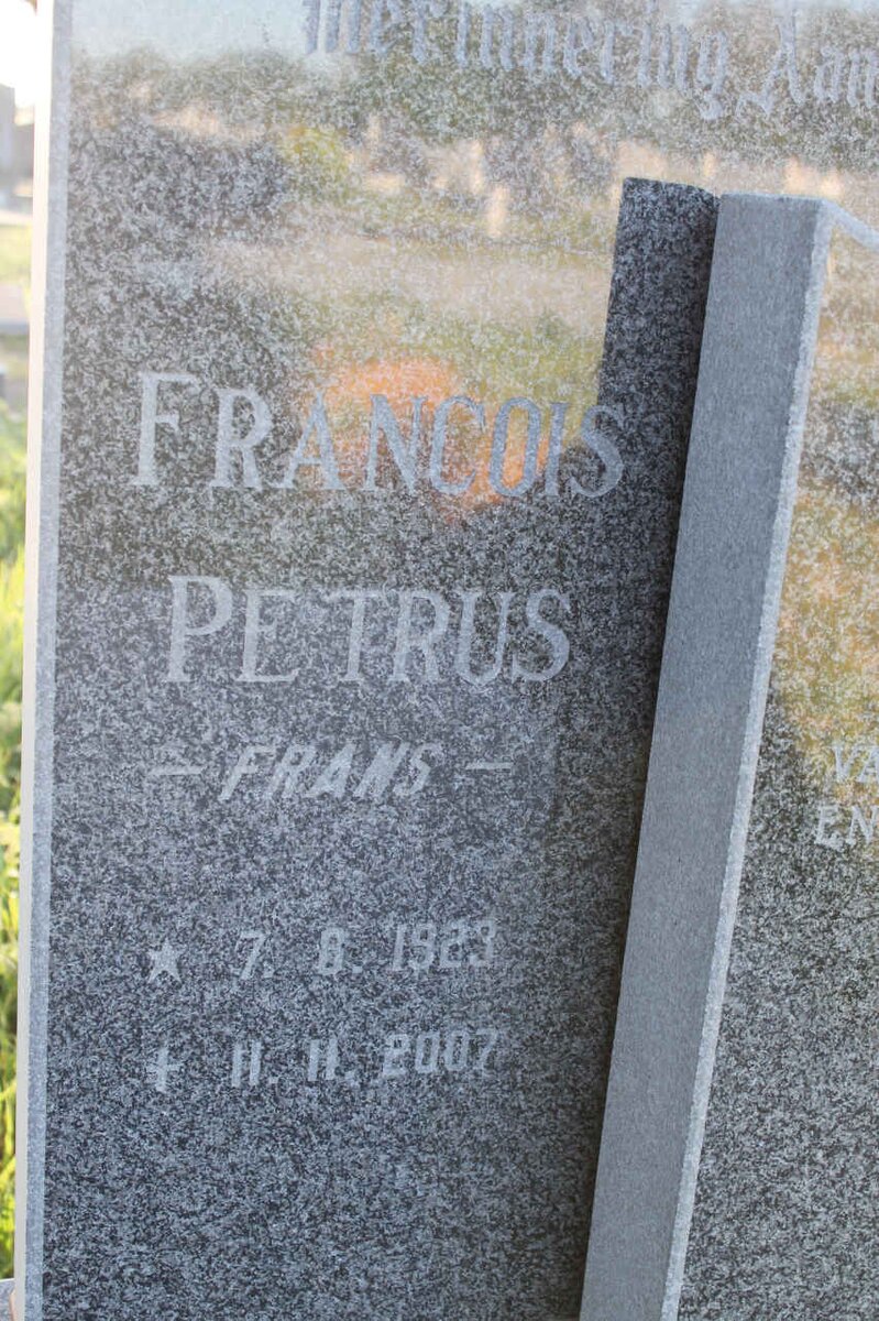 VILJOEN Francois Petrus 1923-2007