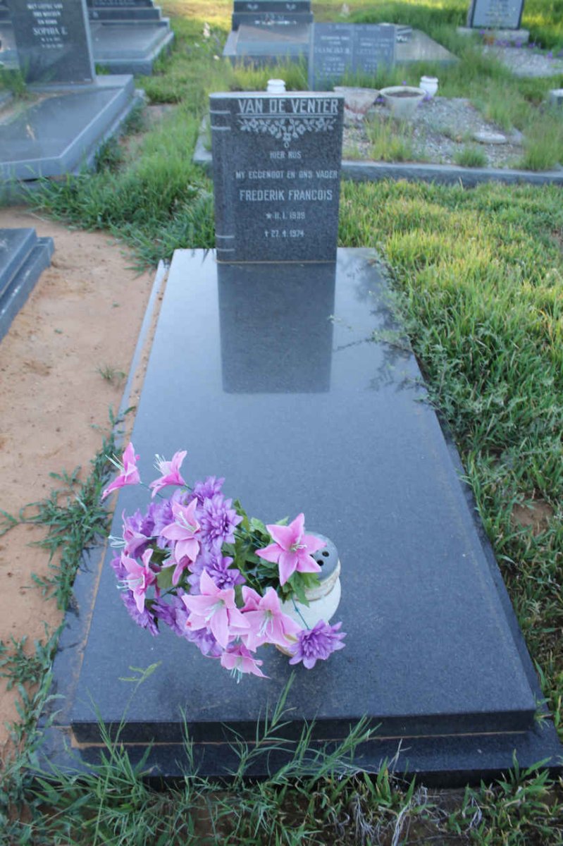 VENTER Frederik Francois, van de 1939-1974
